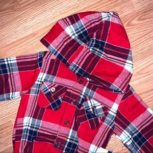 LPC • Hooded Flannel Bodysuit